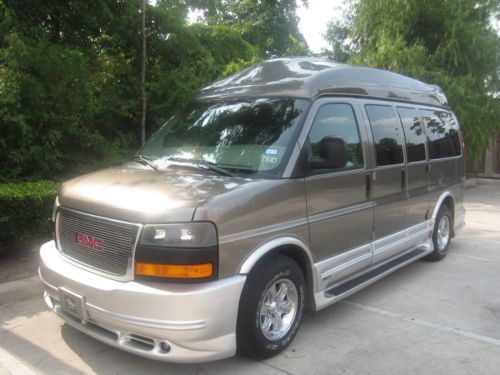 04 gmc savana rv high top southern comfort ultimate conversions  garage kept tx