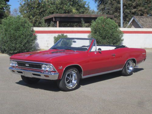 1966 chevelle ss396 4spd convertible. matching #s engine,transmission &amp; rear-end