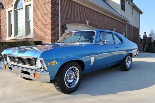 1970 big block 4 speed nova ss 396 restored posi muscle