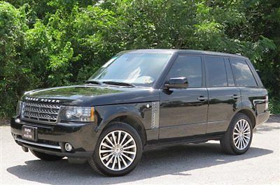 4wd 4dr supercharged land rover range rover 4wd supercharged low miles suv autom