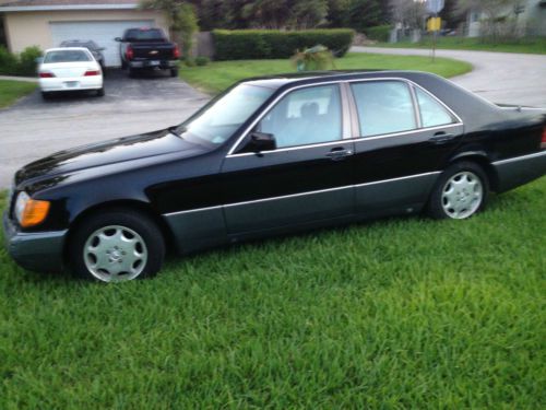 1994 mercedes s320, sunroof, power seats, leather, low miles, no reserve
