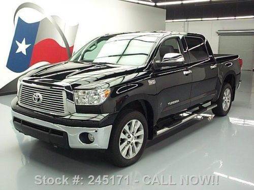 2012 toyota tundra platinum crewmax 4x4 sunroof nav 41k texas direct auto