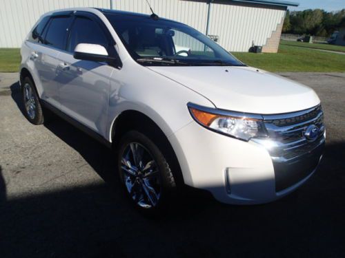 2013 ford edge limited, , salvage, damaged, runs and lot drives, only 12k miles