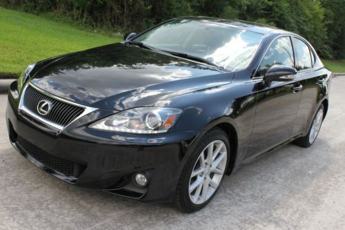 2012 lexus is250 awd 4dr sedan automatic   heated &amp; cooled seats no reserve
