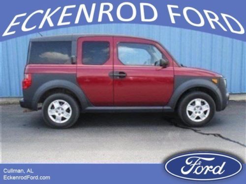 2007 suv used gas i4 2.4l/144 5-speed automatic w/od  fwd red