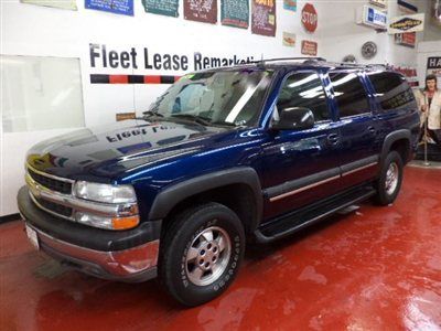 No reserve 2002 chevrolet suburban lt 4x4, leather, rear air, on-star