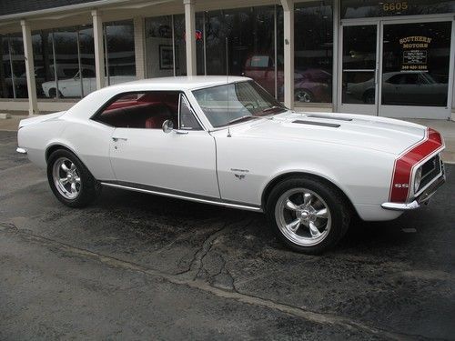 19667 chevrolet camaro ermine white big block 468 disc brakes recent restoration