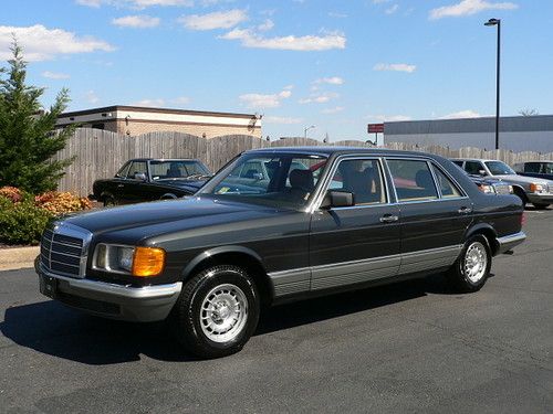1985 500sel - 1 owner! only 17,300 miles! museum quality! wow! ~$99 no reserve!~