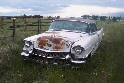 1956 cadillac eldorado coup - rare- continental kit. good engine