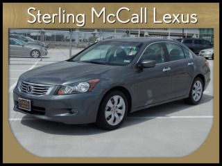 2008 honda accord sdn 4dr v6 auto ex-l leather one owner
