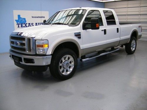 We finance!!!  2009 ford f-350 lariat 4x4 powerstroke diesel auto long bed tow!