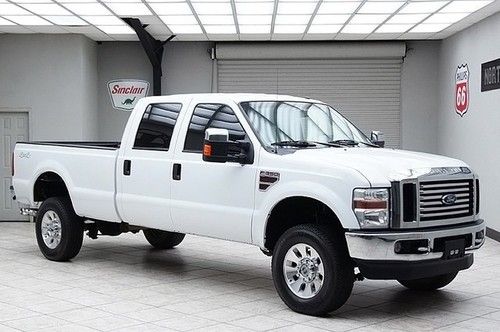 2008 ford f350 diesel 4x4 srw lariat long bed heated leather powerstroke 1 owner