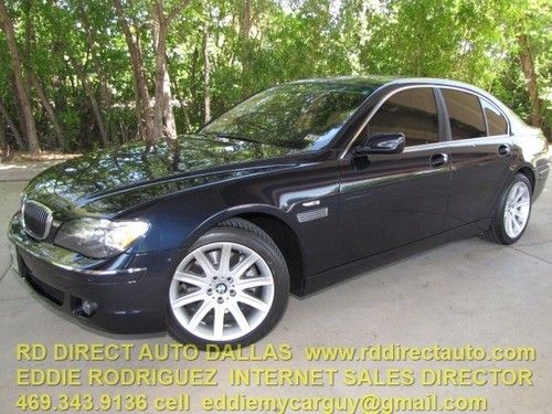 2006 bmw 750i navigation low miles excellent condition loaded !!!!