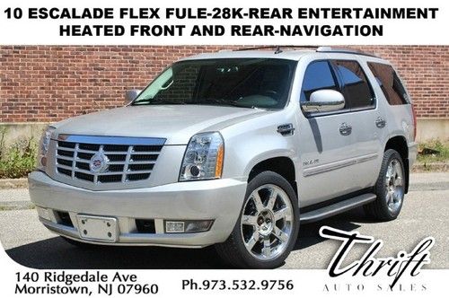 10 escalade flex fule-28k-rear entertainment-heated front and rear-navigation