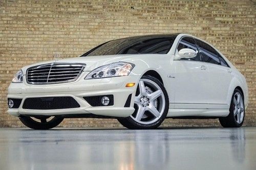 2007 mercedes benz s65 amg! rare mystic white designo! loaded! only 22k miles!