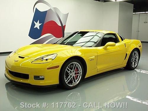 2008 chevy corvette z06 505 hp 6-speed hud nav only 4k! texas direct auto