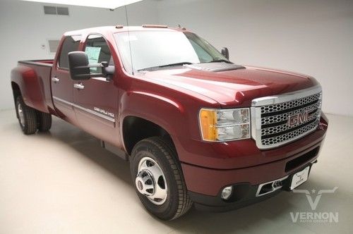 2013 drw denali crew 4x4 navigation sunroof heated cooled leather duramax diesel