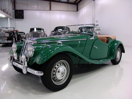 1954 mg tf roadster, pebble beach quility nut &amp; bolt restoration, 4 owners!