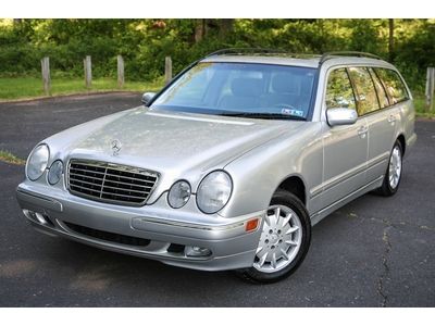 2001 mercedes benz e320 1 owner awd 4matic wagon 3rd row cd changer heated 83k m