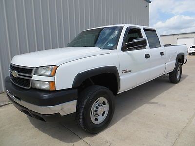 06 c2500hd 6.6l duramax diesel 6spd allison 1-owner crew lwb carafax texas $ $ $