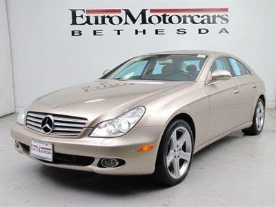 Navigation cashmere xenon keyless go silver tan amg cls500 cls550 used