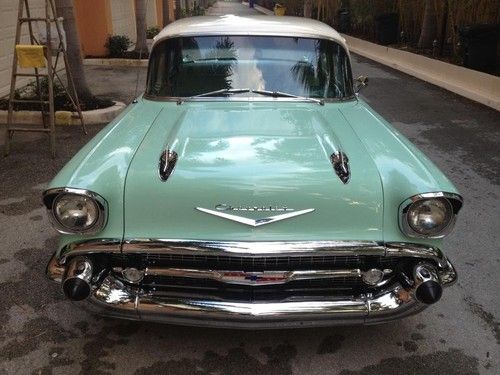 1957 beautiful seafoam princess, clean inside and out, rust free, easy driver