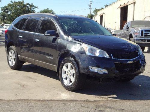 09 chevrolet traverse lt1 damaged rebuilder fixer priced to sell export welcome!