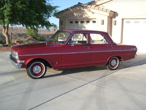 1962 chevy ii nova  model 300 4 door sedan