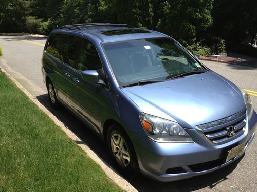 2006 honda odyssey - ocean mist blue exterior / gray leather interior