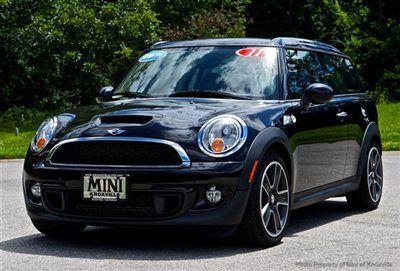 2011 mini cooper s clubman, local 1-owner, black on black, heated seats, &amp; more!