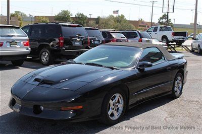 97 transam .. conv ...rare.... good shape ..lady owned ..88k actual miles