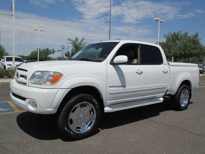 2006 white automatic 4.7l v8 leather sunroof double cab pickup truck