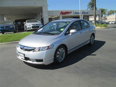 2010 honda civic ex sedan carfax oil change award, available financing, moonroof