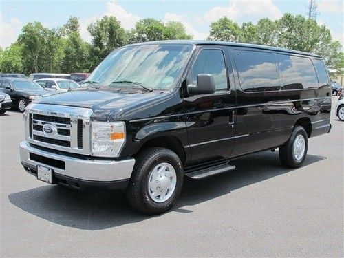 2012 ford e350 club wagon xlt black nav keyless loaded 20k miles!!!