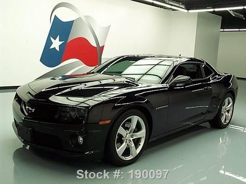2010 chevy camaro 2ss rs auto heated leather 20's 37k! texas direct auto