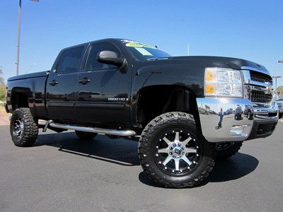 2009 chevrolet silverado 2500hd chevy crew cab diesel 4x4 lifted truck-low miles