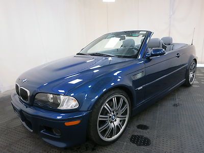 2005 bmw m3 convertible low reserve navigation 6 speed manual  chicago clean