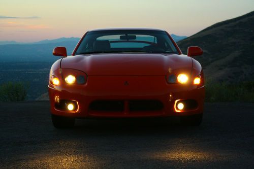 1998 mitsubishi 3000gt base 3.0l firestorm red