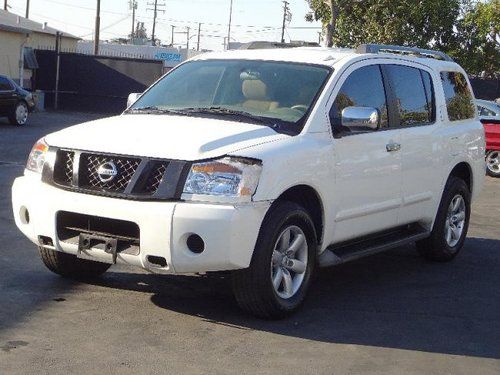 2011 nissan armada sl damaged salvage theft recovery priced to sell wont last!!