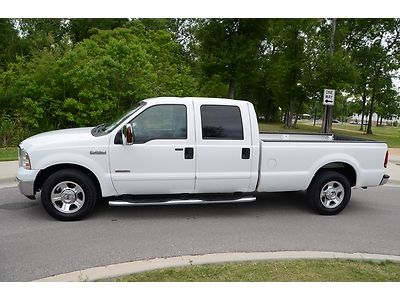 2007 ford f250 crew cab long bed lwb lariat  diesel  2wd  one-owner good carfax