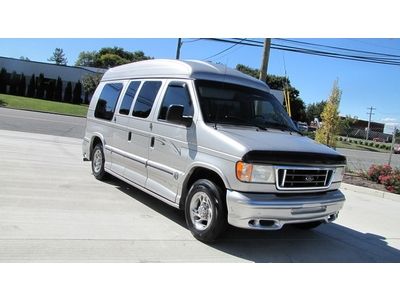 E 250 conversion high top van! limited se! leather! 22" tv/dvd!no reserve!03