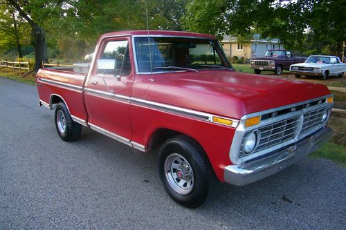 1973 ford truck   f100 ranger xlt 2wd / 302/auto / solid southern truck