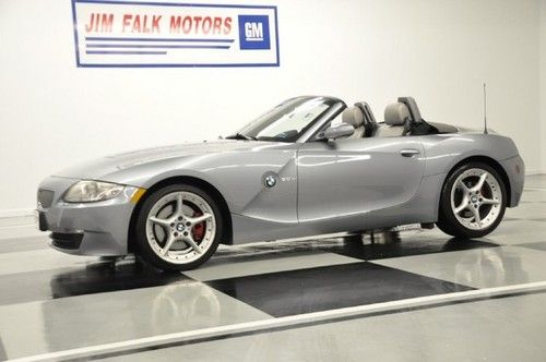 06 si power convertible leather navigation roadster clean silver red 07 08