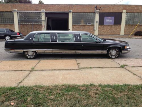 1995 cadillac fleetwood limousine - once owned by a famous radio broadcaster