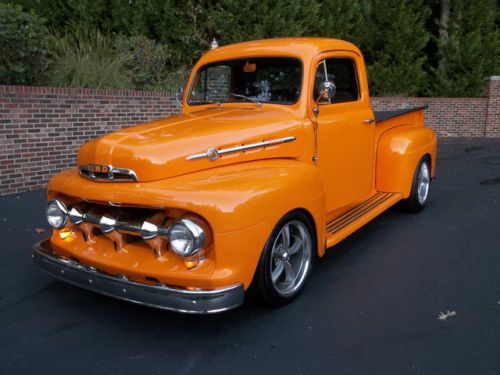 Fuel injected, truck, auto trans, 10 bolt rear, pb, ps, tilt, heat, air, orange