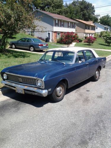 Blue, old school,1969 ford falcon, 69 ford