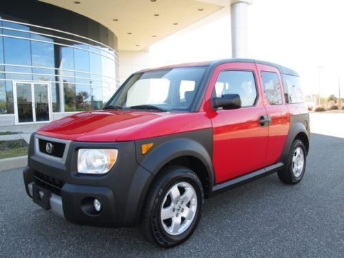 2005 honda element ex awd red 1 owner loaded excellent condition