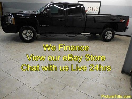 08 silverado 2500 ltz 4x4 6.6 duramax diesel leather heated seats finance tv dvd