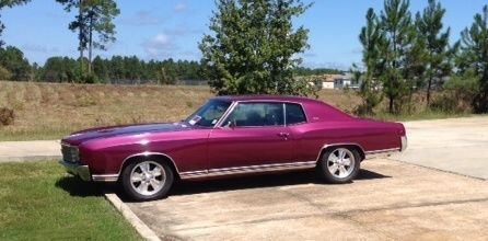 Sweet 1970 monte carlo 5.7 cold a/c overdrive trans, new paint