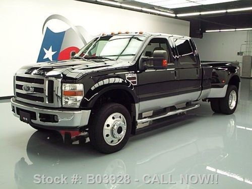 2008 ford f450 xlt crew 4x4 diesel drw dvd long bed 70k texas direct auto